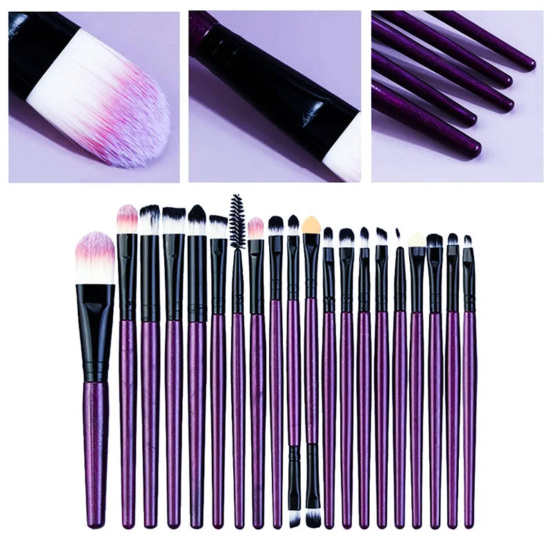 20Pcs Makeup Brush Set Eyeliner