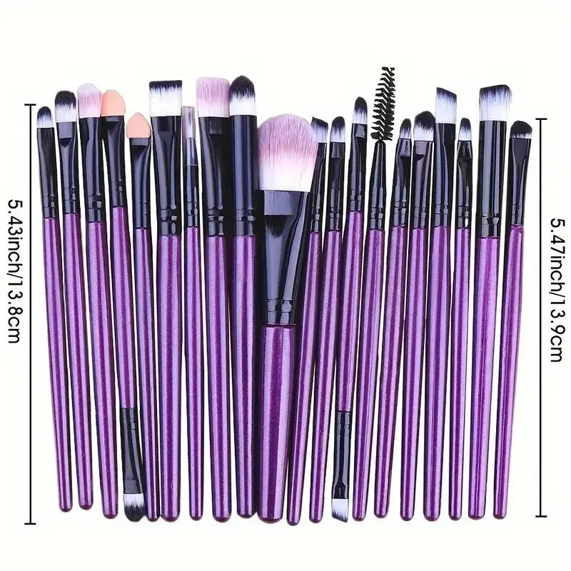 20Pcs Makeup Brush Set Eyeliner