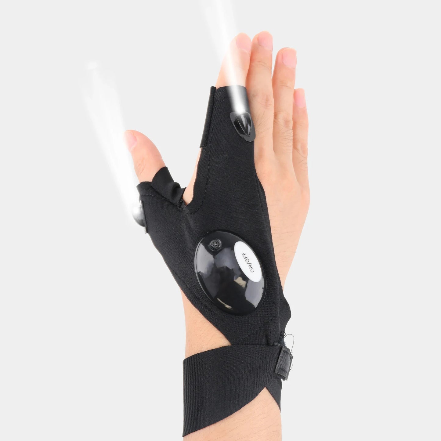 LED Half Finger Glove Waterproof